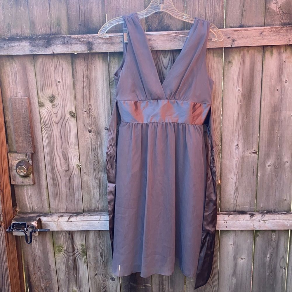 Forever 21 gray chiffon dress sz. S NWT